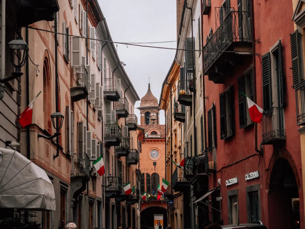 Beautiful streets in Alba