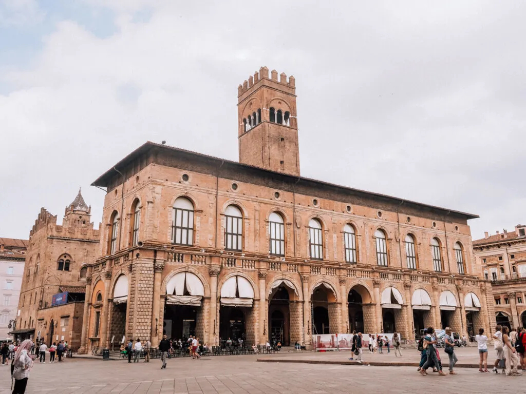 City center of Bologna