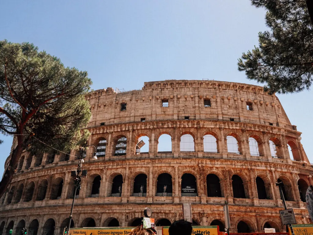 Exterior of the Roman Colosseum