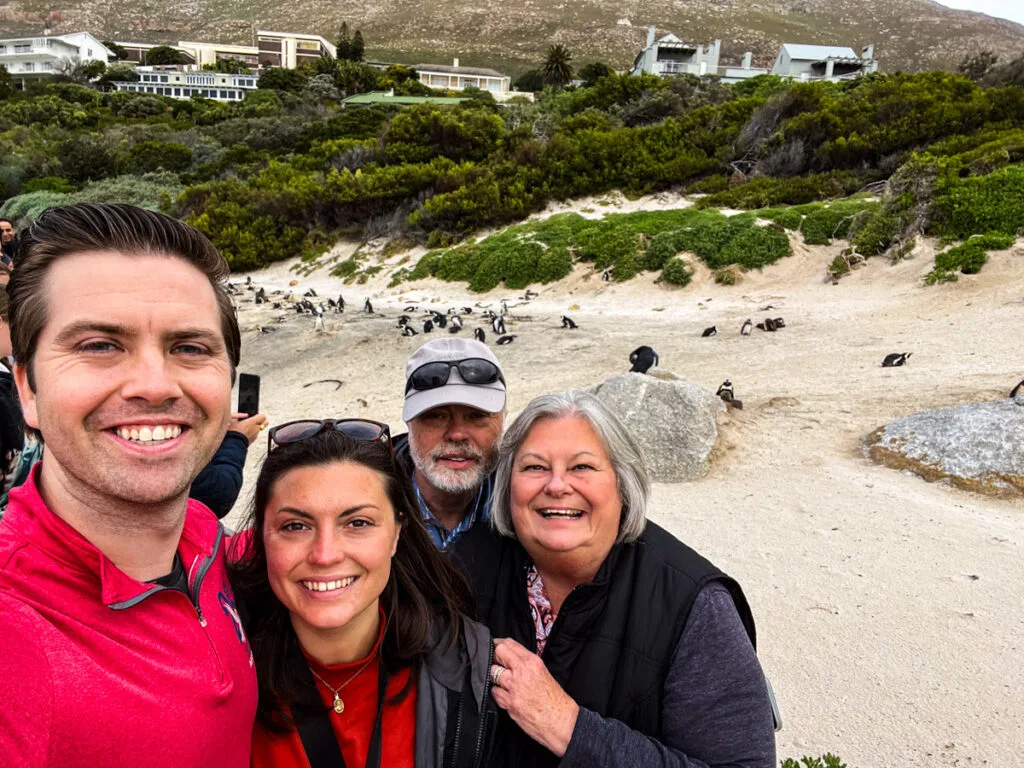 Family at Boulders Beach