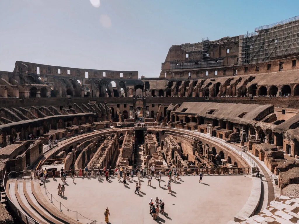 Inside the Roman Colosseum