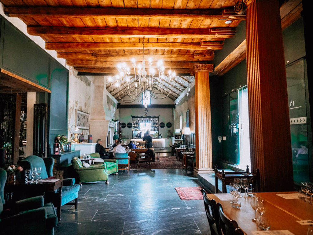 Interior of Plaisir Tasting Room