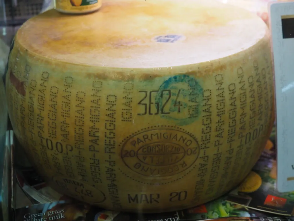 Parmigiano Reggiano wheel