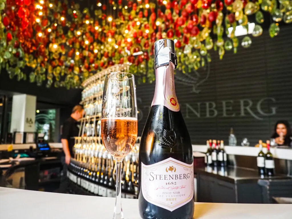 Steenberg rose sparkling wine