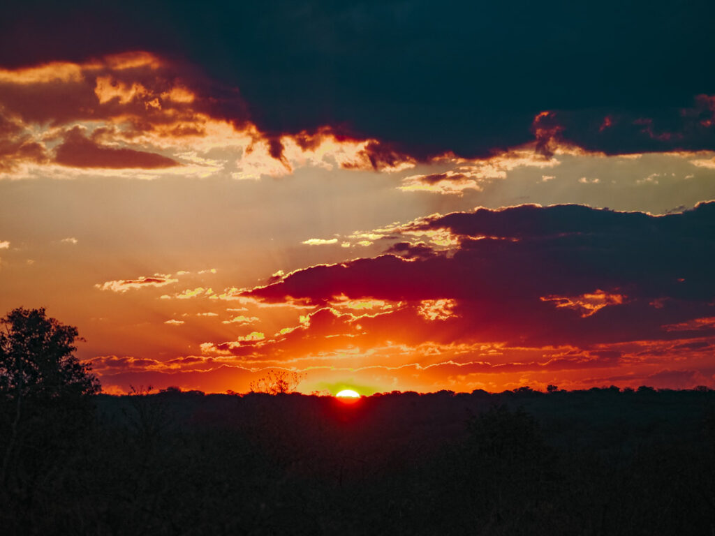 Sunset Victoria Falls Zimbabwe