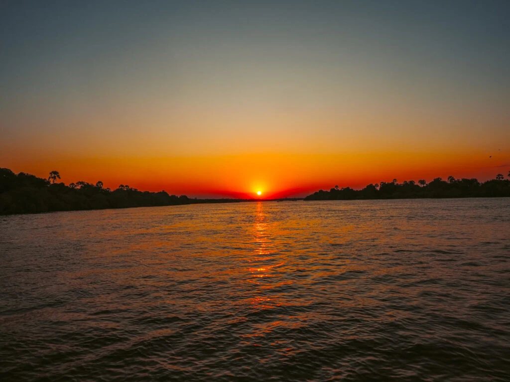 Sunset on the Zambezi