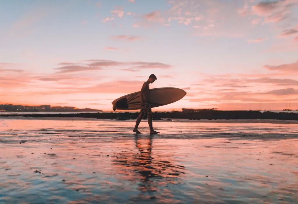 Surfer in Tamarindo