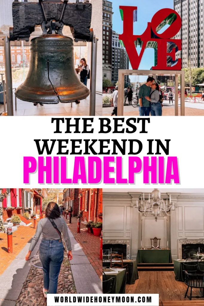 This is the ultimate 2 days in Philadelphia itinerary | Philadelphia 2 days | Philadelphia Weekend Trip | Philadelphia Weekend Getaway | Weekend in Philadelphia | Romantic Weekend in Philadelphia | 2 Days in Philly | Best Things to do in Philadelphia | Philadelphia Itinerary | 2 Day Itinerary Philadelphia | Where to Stay in Philadelphia | Philadelphia Tourist Attractions