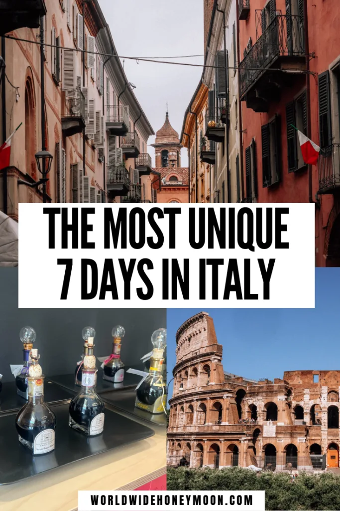 This is the ultimate 7 day Italy itinerary for food and wine lovers | 7 Days in Italy Itinerary | Italy Itinerary 7 Days | Italy Travel 7 Days | 7 Days Trip Italy | Italy in 7 Days Travel | Northern Italy Itinerary | Rome Itinerary | Piedmont Italy | Bologna Italy Itinerary | Unique Things to do in Italy | Italy Travel Unique | Unique Italy Experiences | Italy Travel Off-the-Beaten-Path | Off the Beaten Path Italy | Off the Beaten Path in Italy