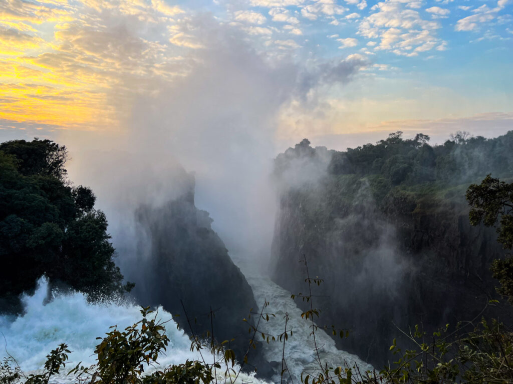 Victoria Falls in Zimbabwe Sunrise 12