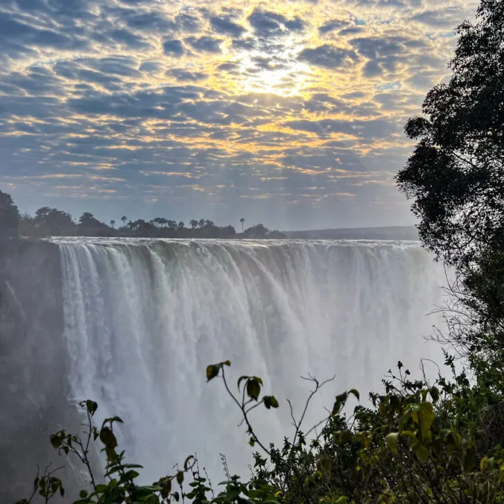 Victoria Falls in Zimbabwe Sunrise 2