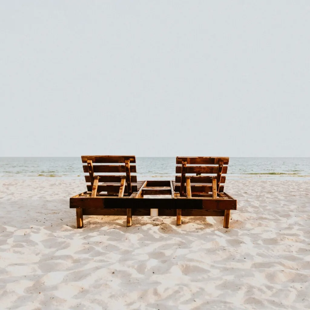Beach chairs in Myrtle Beach