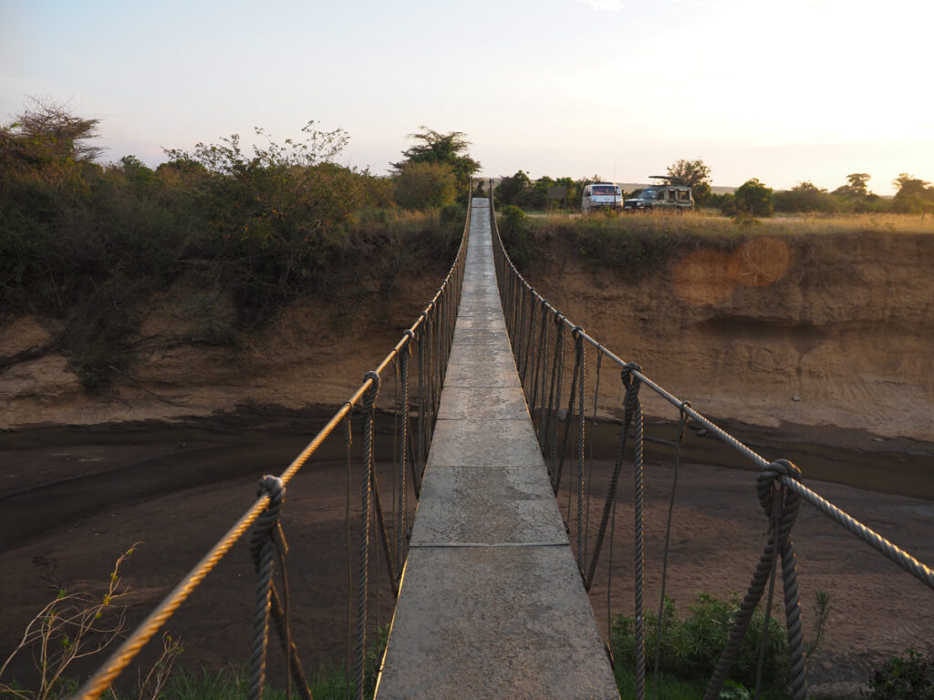Entry bridge to Ilkeliani Camp