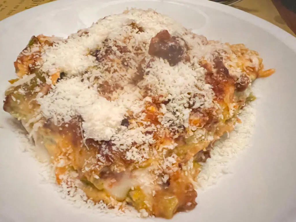 Lasagna in Bologna