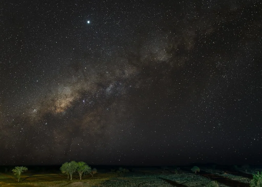 Night sky in Tsavo National Park