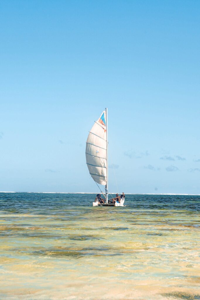 Sailing on the Indian Ocean