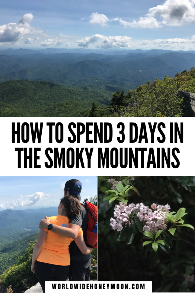 This is the best 3 day Smoky Mountain itinerary | Great Smoky Mountains Tennessee | Great Smoky Mountains Vacation | Great Smoky Mountains Hiking | Great Smoky Mountains Tennessee Things to do | 3 Days in the Smoky Mountains | Gatlinburg Tennessee Things to do | Gatlinburg Tennessee Cabins | Pigeon Forge Tennessee Things to do in | Tennessee Guide | Great Smoky Mountains National Park Hiking | National Parks | North America Travel | Weekend in the Smoky Mountains | Great Smoky Mountains Weekend