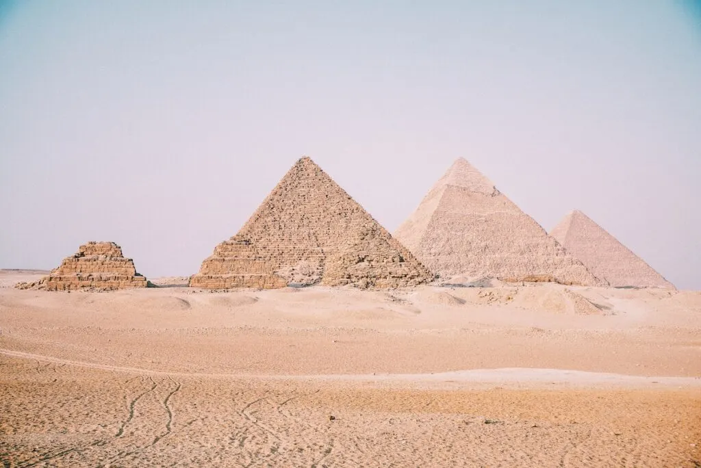 Pyramids in Giza