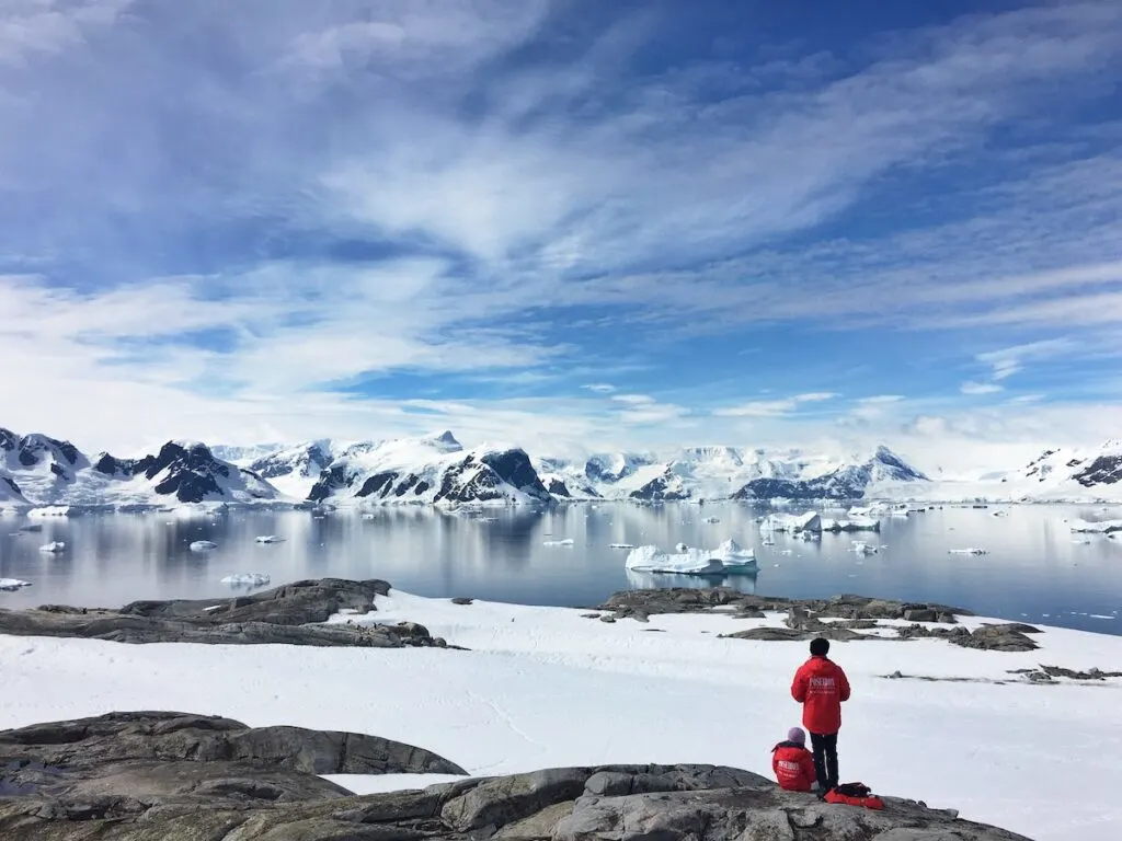 Antarctica along the ocean