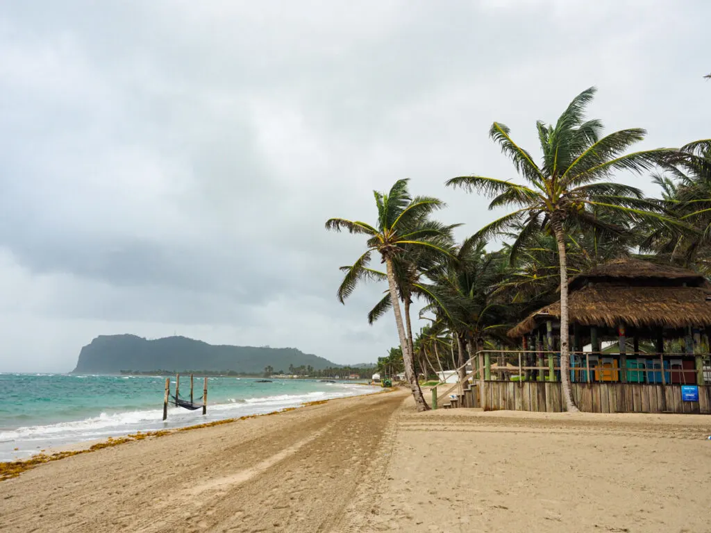 Beach at Coconut Bay in St Lucia