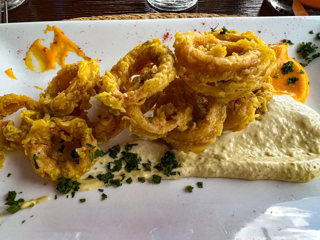 Calamari in St lucia