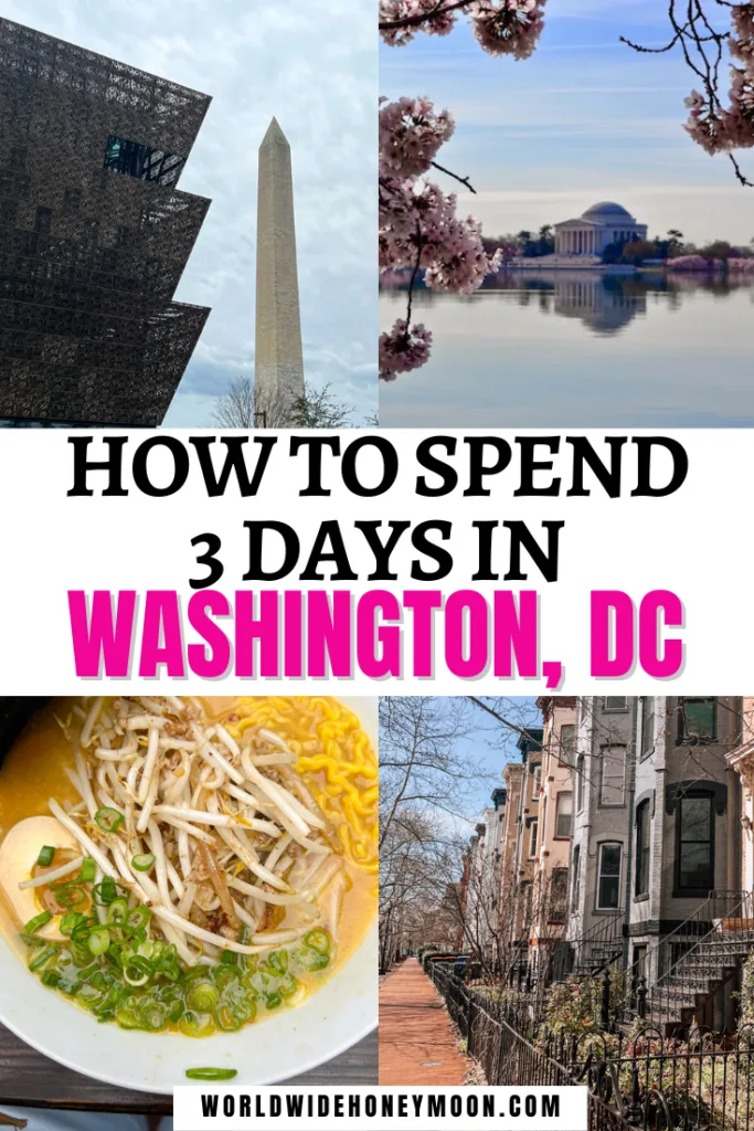 How to Spend the Perfect 3 Days in DC | 3 Days in Washington DC Itinerary | 3 Days in Washington DC Travel Guide | Washington DC Things to do in 3 Days | Things to do in Washington DC | Washington DC Itinerary | Washington DC Itinerary First Time | Washington DC 3 Day Itinerary | Washington DC Travel Guide | Washington DC Travel Tips | Washington DC Travel Outfit | Washington DC First Time | First Time in DC | First Time in Washington DC | North America Destinations