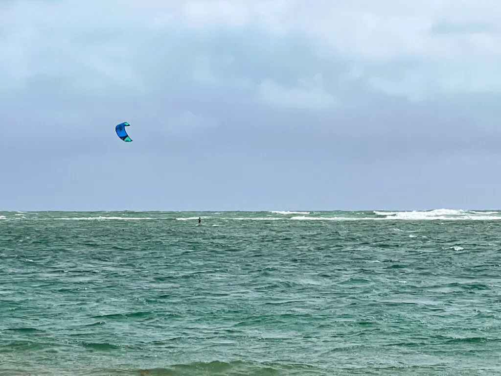 Kite surfing in St Lucia