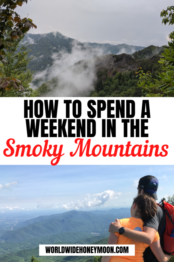 This is the best 3 day Smoky Mountain itinerary | Great Smoky Mountains Tennessee | Great Smoky Mountains Vacation | Great Smoky Mountains Hiking | Great Smoky Mountains Tennessee Things to do | 3 Days in the Smoky Mountains | Gatlinburg Tennessee Things to do | Gatlinburg Tennessee Cabins | Pigeon Forge Tennessee Things to do in | Tennessee Guide | Great Smoky Mountains National Park Hiking | National Parks | North America Travel | Weekend in the Smoky Mountains | Great Smoky Mountains Weekend
