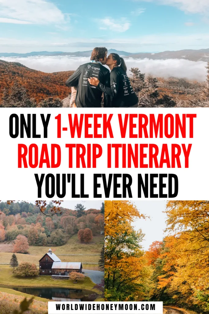 This is the ultimate Vermont road trip itinerary | Vermont in the Fall | Vermont Fall | Vermont Vacation | Vermont Itinerary | Vermont Fall Itinerary | Stowe Vermont Itinerary | Burlington Vermont Itinerary | Week in Vermont | Vermont Trip Ideas | Vermont Road Trip Fall | Vermont Fall Road Trips | Vermont Trip Outfits | Road Trip to Vermont | Vermont Road Trip Summer | New England Road Trip | Autumn in Vermont October | Vermont Autumn | Woodstock Vermont Autumn | Fall Destinations