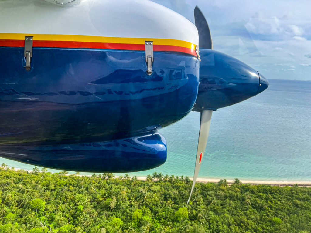 Flying into Vieques