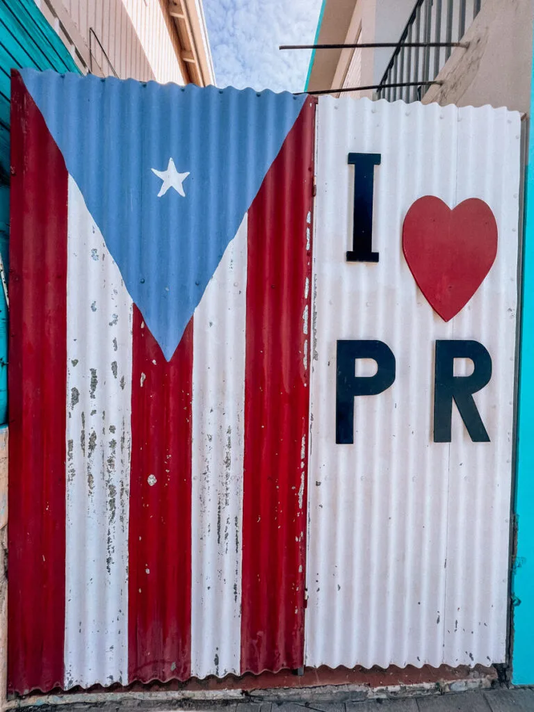 I love Puerto Rico sign