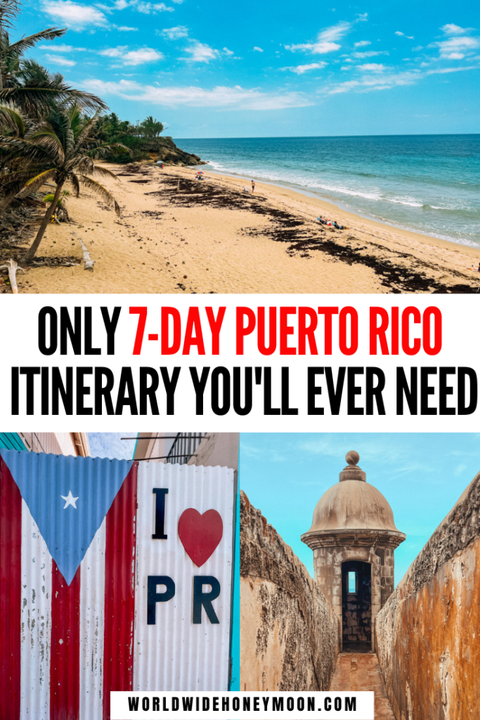 This is how to spend 7 days in Puerto Rico | Puerto Rico 7 Days | Puerto Rico Itinerary 7 Days | One Week in Puerto Rico | Puerto Rico 1 Week Itinerary | 1 Week Puerto Rico | 1-Week Itinerary Puerto Rico | One Week in Puerto Rico | Puerto Rico One Week | One Week Itinerary Puerto Rico | Puerto Rico Honeymoon Itinerary | Puerto Rico 7 Days | Puerto Rico Vacation | Puerto Rico Vacation Beach Resorts