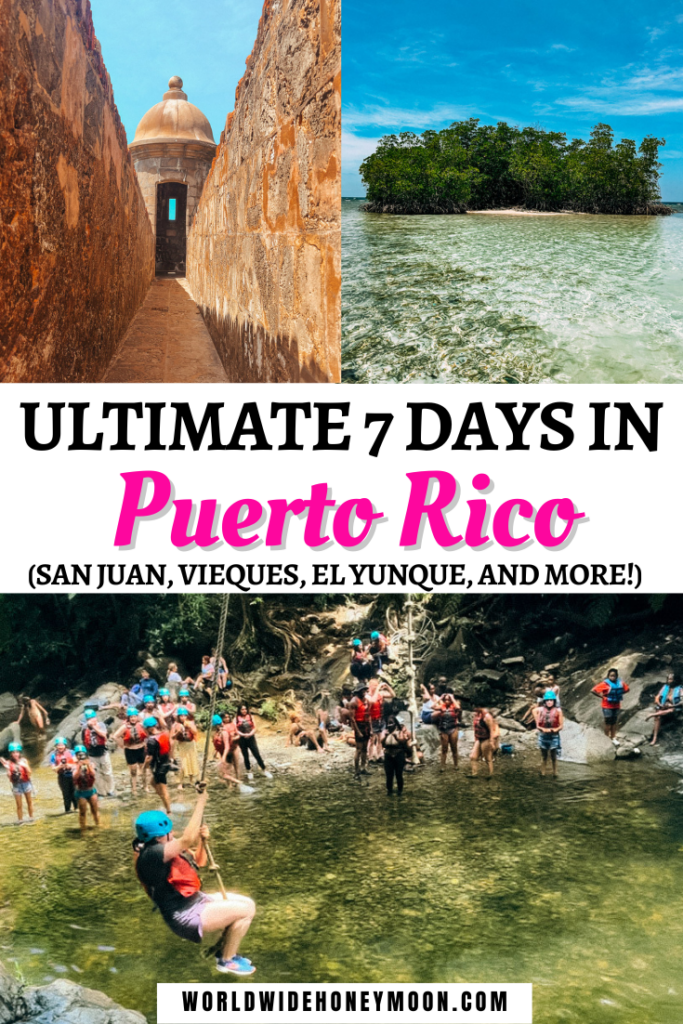 This is how to spend 7 days in Puerto Rico | Puerto Rico 7 Days | Puerto Rico Itinerary 7 Days | One Week in Puerto Rico | Puerto Rico 1 Week Itinerary | 1 Week Puerto Rico | 1-Week Itinerary Puerto Rico | One Week in Puerto Rico | Puerto Rico One Week | One Week Itinerary Puerto Rico | Puerto Rico Honeymoon Itinerary | Puerto Rico 7 Days | Puerto Rico Vacation | Puerto Rico Vacation Beach Resorts