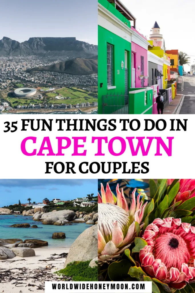 These are the 35 fun things to do in Cape Town for couples | Romantic Things to Do in Cape Town | Cape Town Honeymoon | Things to Do in Cape Town South Africa | Top Things to Do in Cape Town | Things to Do in Cape Town Bucket Lists | Cape Town Things to Do | Free Things to Do in Cape Town | Cape Town Romantic Trip | Cape Town Honeymoon Destination | What to Do in Cape Town South Africa