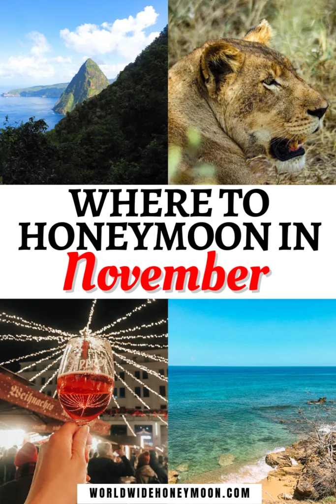 These are the 25 best November honeymoon destinations | November Honeymoon Destinations USA | November Honeymoon Ideas | Honeymoon in November | Best Honeymoon Destinations in November | Best Places to Honeymoon in November | Where to Honeymoon in November | Best Honeymoon Destinations in November | Honeymoon November | Where to Travel in November | Where to Travel in November in the USA | Fall Honeymoon Destinations | Fall Honeymoon Destinations USA | Fall Honeymoon Ideas