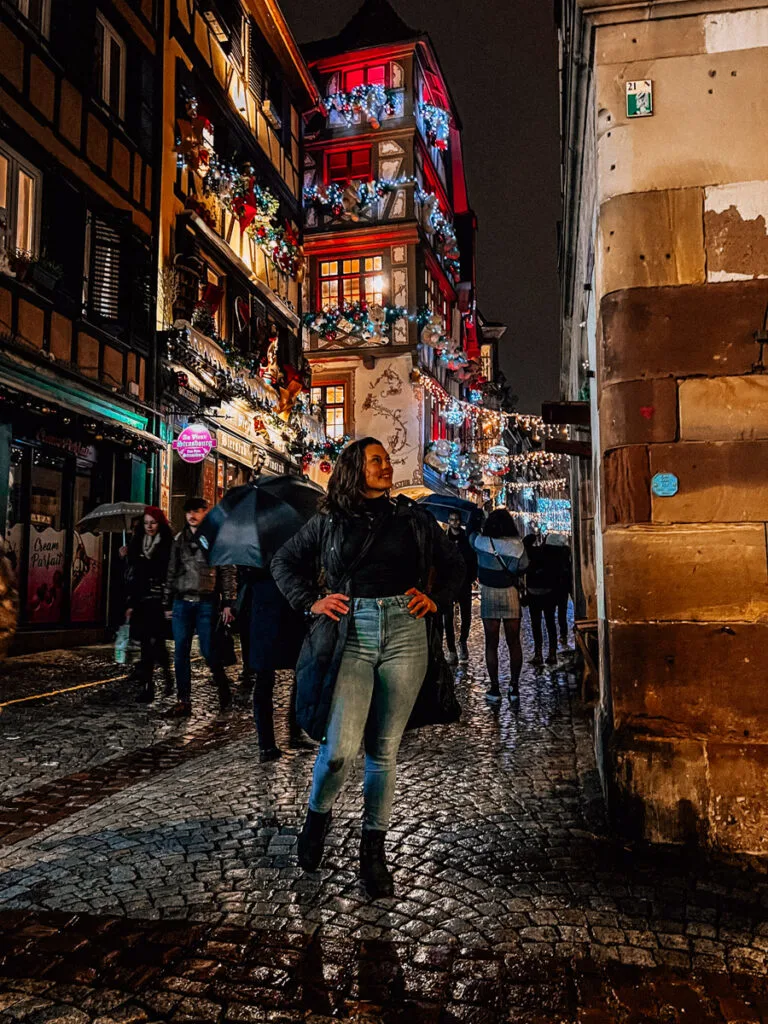 Kat in Strasbourg for the Christmas Markets