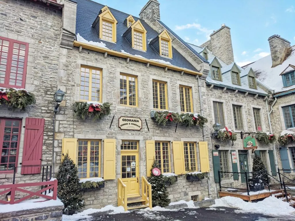 Old buildings in Quebec City