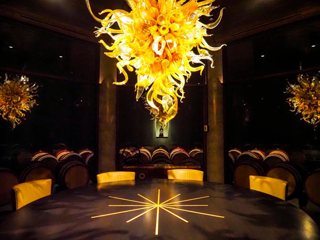 Glass art at Phantom Creek Winery 5