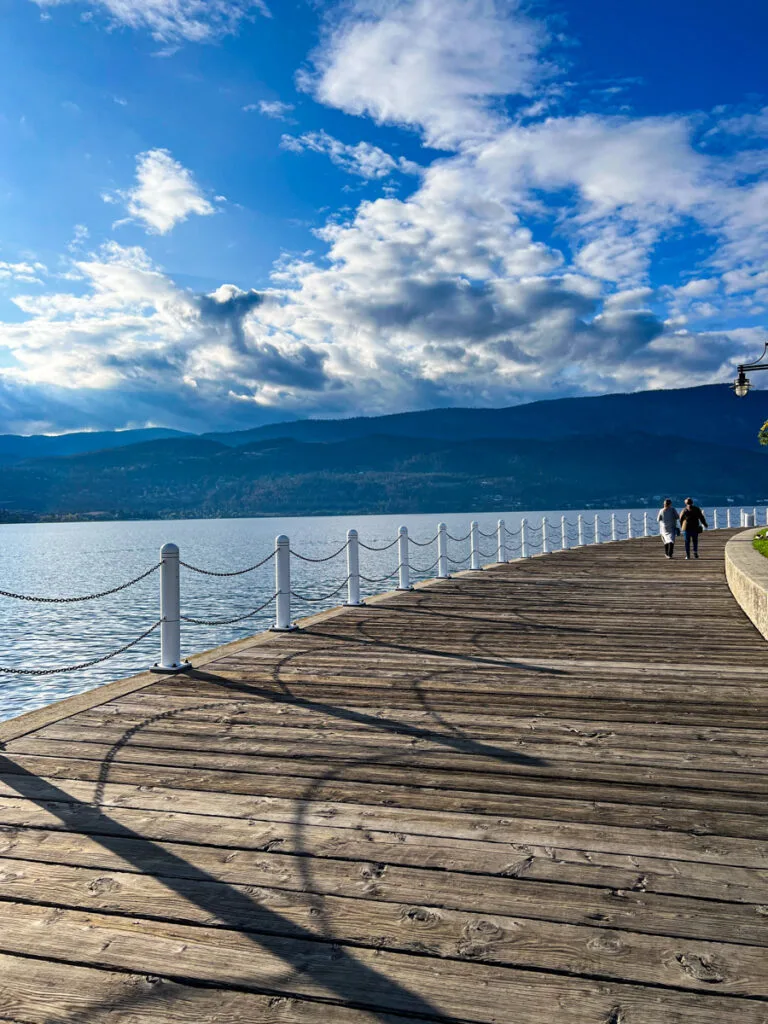 Okanagan Lake boardwalk