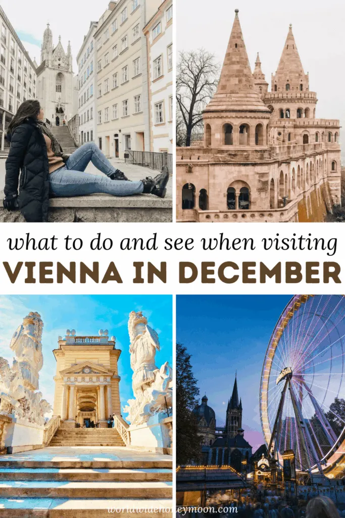 Planning to visit Vienna in December? This is your ultimate guide including things to do in Vienna in December, what to wear in Vienna in December, tips for the Vienna Christmas market, best Vienna Christmas market food, and more! Explore the best Christmas markets in Vienna in this expert guide. Click here for your Christmas in Vienna guide!