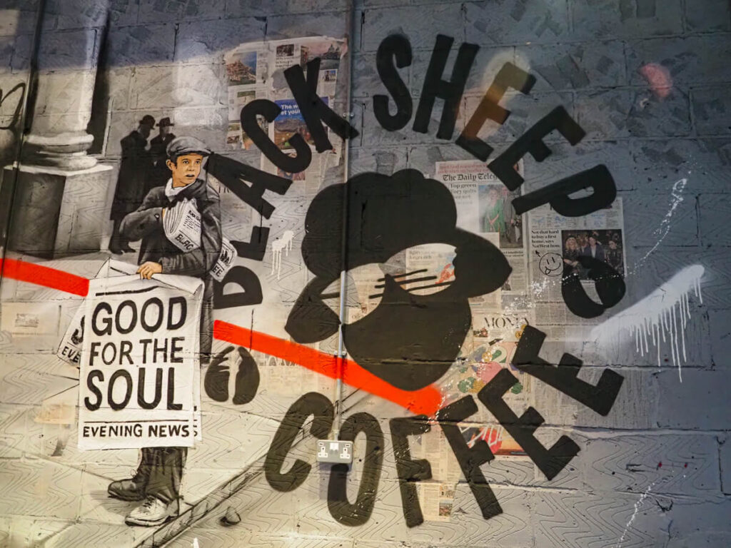 Black Sheep Coffee sign