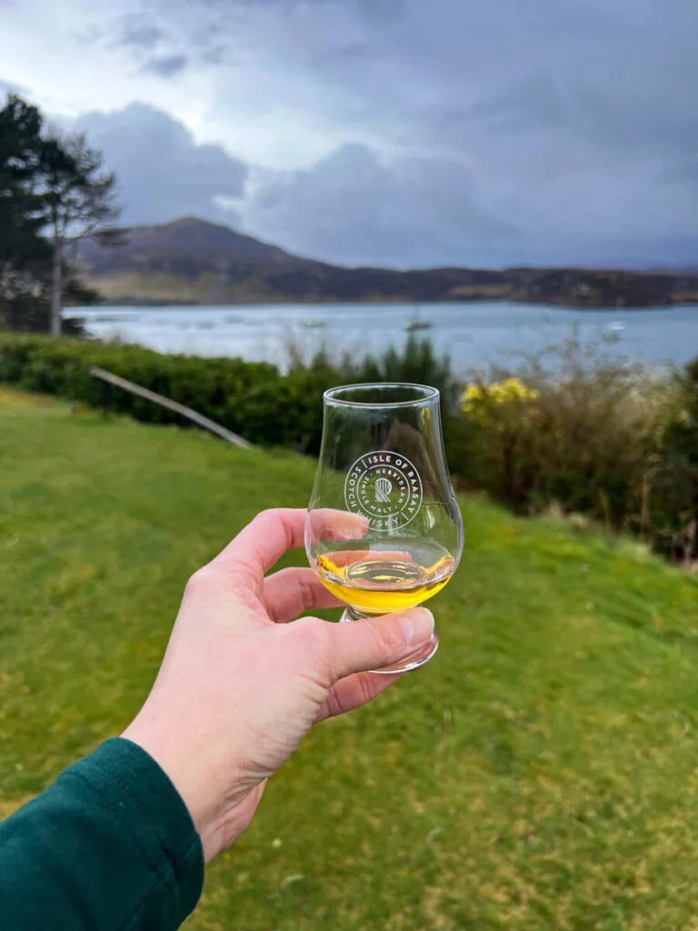 Dram of Whisky on Isle of Skye