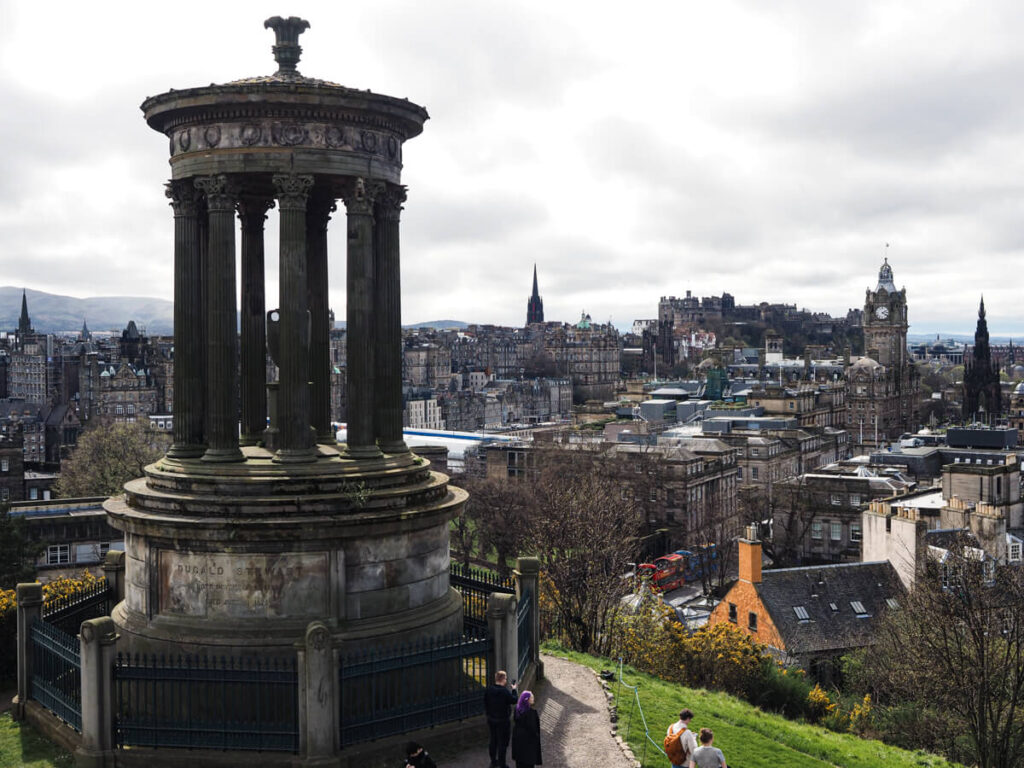 Dugald Stewart Monument on Calton Hill