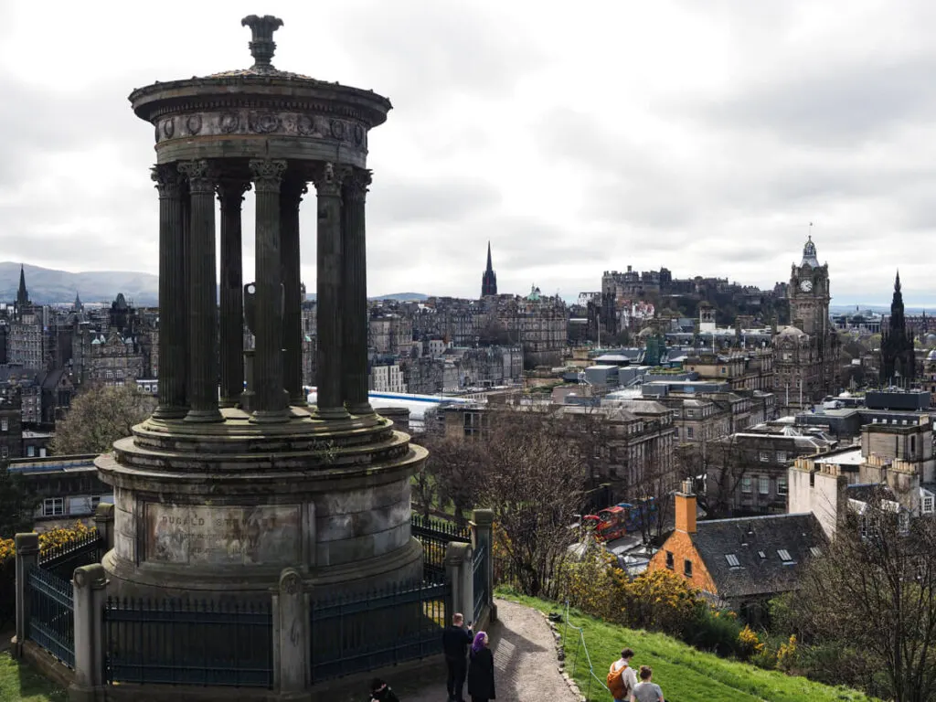 Dugald Stewart Monument on Calton Hill