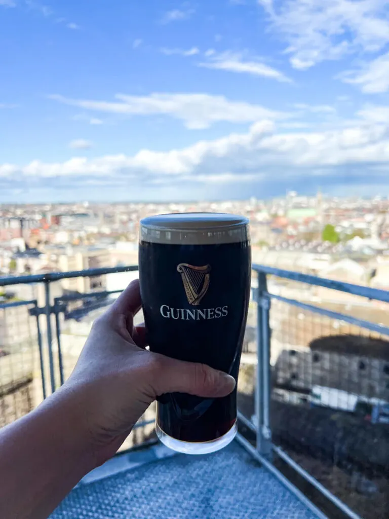 Guinness beer at the Guinness Storehouse