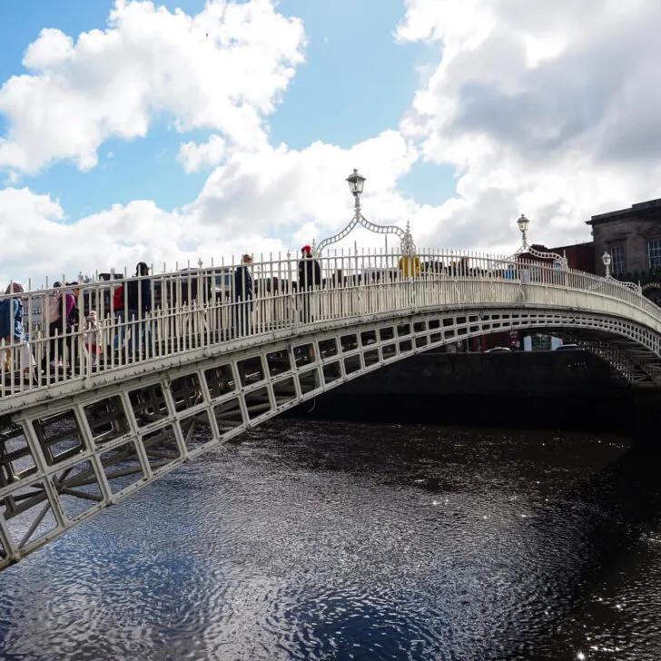 Ha'Penny Bridge in Dublin