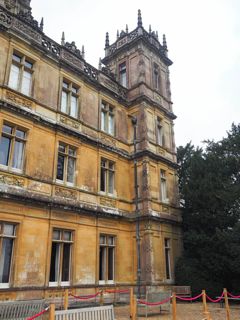 One of the towers at Highclere Castle