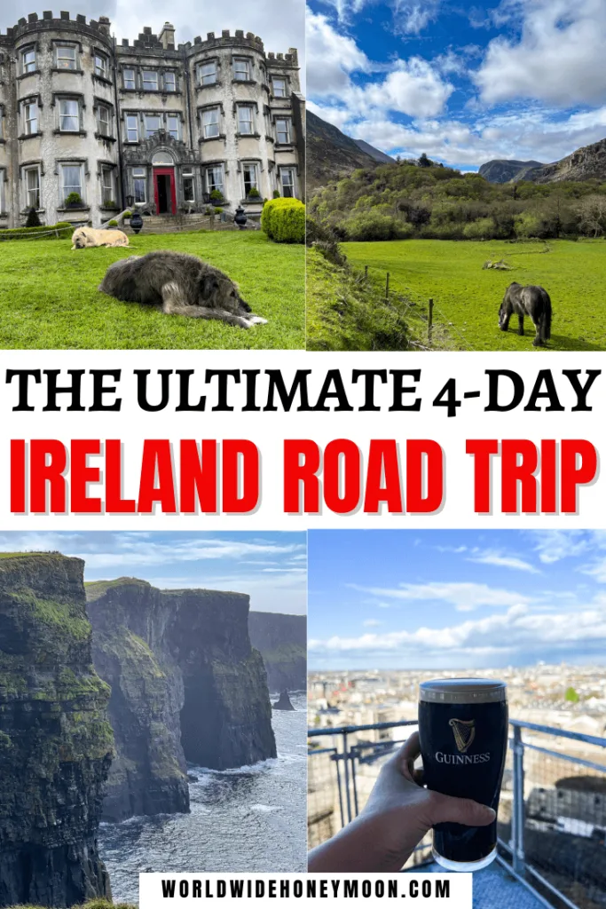 This is the ultimate 4 days in Ireland itinerary | Ireland Travel 4 Days | Ireland Itinerary 4 Days | Ireland Road Trip 4 Days | Ireland 4 Days | Dublin Ireland Itinerary 4 Days | Killarney National Park Ireland | Cliffs of Moher Ireland | Gap of Dunlop | Kilkenny Castle | Kilkenny Ireland | Killarney Ireland | Killarney Ireland Things to Do | Ireland Road Trip Itinerary | Ireland Road Trip 4 Days | Ireland Road Trip From Dublin | Ireland Trip Itinerary | Ireland Vacation Itinerary