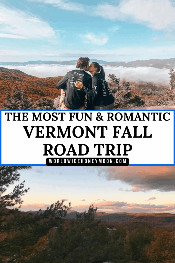 Looking for the perfect Vermont fall itinerary? Spend one week road-tripping through Vermont during peak foliage season, exploring picturesque towns, scenic mountain roads, covered bridges, farms, and some of the best fall foliage in New England. Save this guide for your autumn trip!