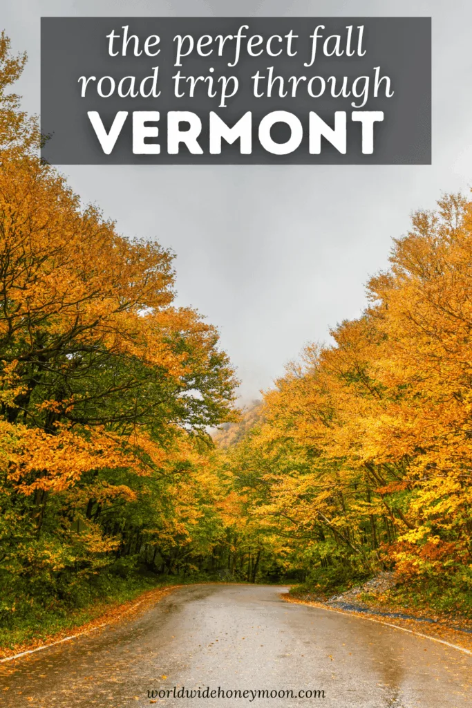 During the fall, there are few things better than a Vermont road trip itinerary. With colorful fall foliage, deliciously crisp beer, and all the excuses to wear flannel and do all of the fun autumn activities, it is no wonder that a Vermont fall road trip is on many fall bucket lists. This is the fall Vermont road trip you'll want to copy and make your own! | fall road trip vermont | vermont in the fall road trips